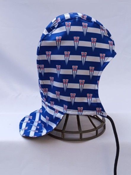 Tela Universidad Católica, gorro soldador